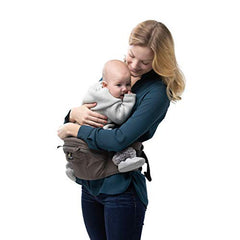 Abiie HUGGS Baby Carrier Hip Seat - Approved by U.S. Safety Standards - Healthy Sitting Position (M-Position)