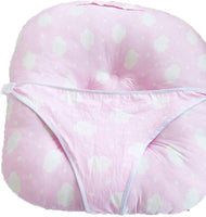 QERNTPEY Baby Sofa Newborn Lounger Baby Support Seat Chair Cushion Sofa Nursing Pillow Couch Bed Sitting Sofa with Seat Belt Learn to Sit