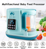 Whale's Love Baby Food Maker 5 in 1 Baby Food Processor Blender Grinder Steamer Warmer