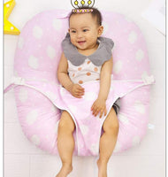 QERNTPEY Baby Sofa Newborn Lounger Baby Support Seat Chair Cushion Sofa Nursing Pillow Couch Bed Sitting Sofa with Seat Belt Learn to Sit