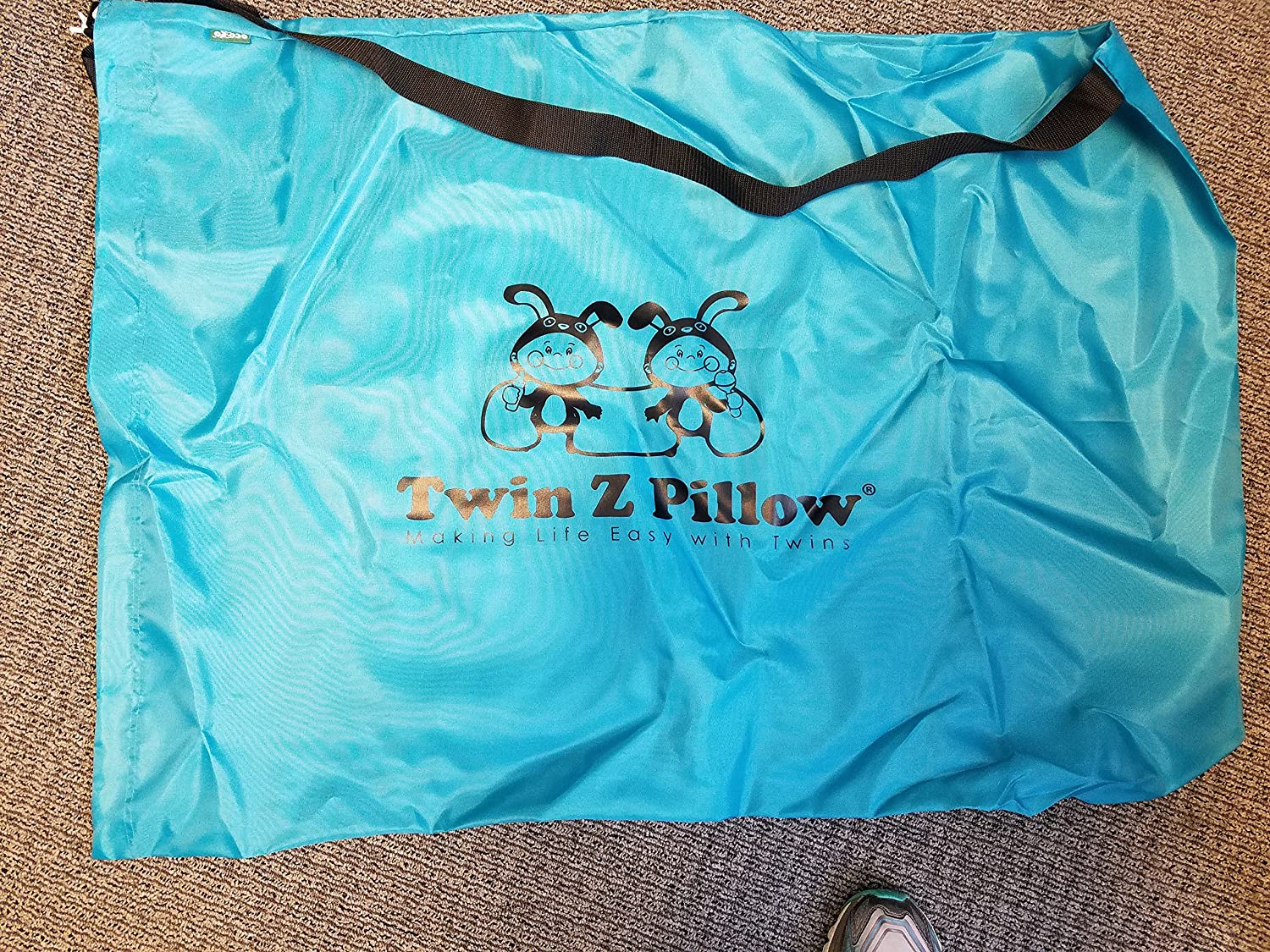 Twin Z Pillow + 1 Teal Cover + Free Travel Bag!