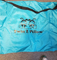 Twin Z Pillow + 1 Teal Cover + Free Travel Bag!