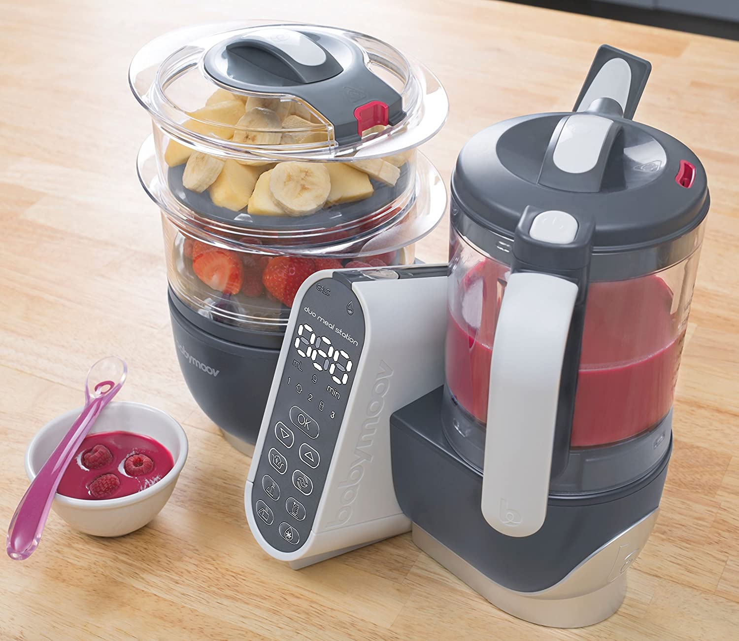 Duo Meal Station Food Maker | 6 in 1 Food Processor with Steam Cooker