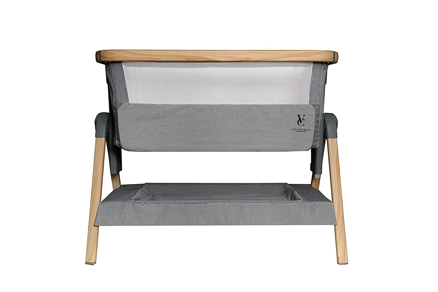 VENICE CHILD Bed Side Crib for Baby - Sleeper Bassinet w/ Travel Case, Removable Bamboo Vicose Liner