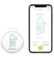 Sense-U Baby Monitor with Breathing Rollover Movement Temperature Sensors: Track Your Baby's Breathing, Rollover, Temperature