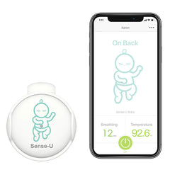 Sense-U Baby Monitor with Breathing Rollover Movement Temperature Sensors: Track Your Baby's Breathing, Rollover, Temperature