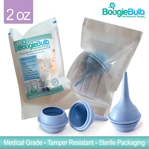 BoogieBulb Baby Nasal Aspirator and Booger Sucker for Newborns Toddlers & Adult