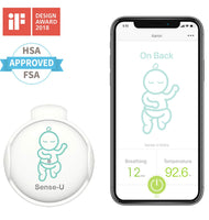 Sense-U Baby Monitor with Breathing Rollover Movement Temperature Sensors: Track Your Baby's Breathing, Rollover, Temperature