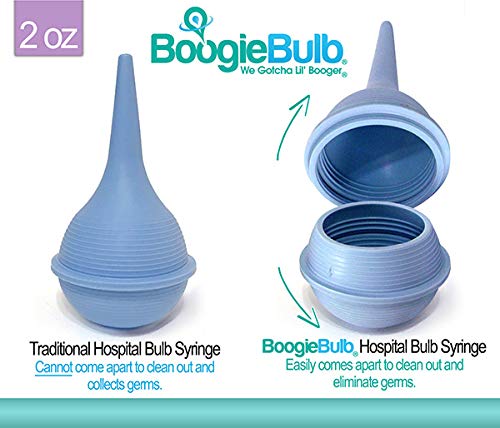BoogieBulb Baby Nasal Aspirator and Booger Sucker for Newborns Toddlers & Adult
