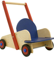 HABA Walker Wagon - First Push Toy with Seat & Storage for 10 Months and Up