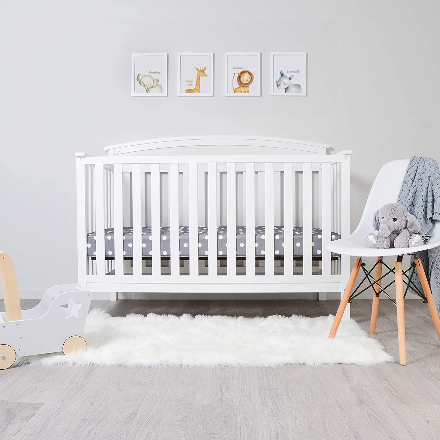 Milliard Hypoallergenic Baby Crib Mattress and Toddler Bed Mattress with 100% Waterproof Cover - 27.5