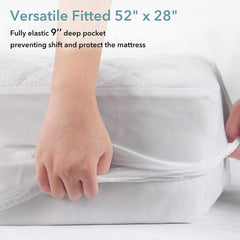 Oubonun Waterproof Crib Mattress Cover (Set of 2) - 52x28