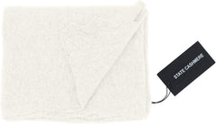 State Cashmere Luxe Stroller Baby Blanket 100% Pure Cashmere Travel Wrap Lightweight and Warm • 40 x 30 inches (Ivory)