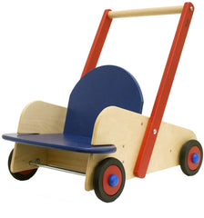 HABA Walker Wagon - First Push Toy with Seat & Storage for 10 Months and Up