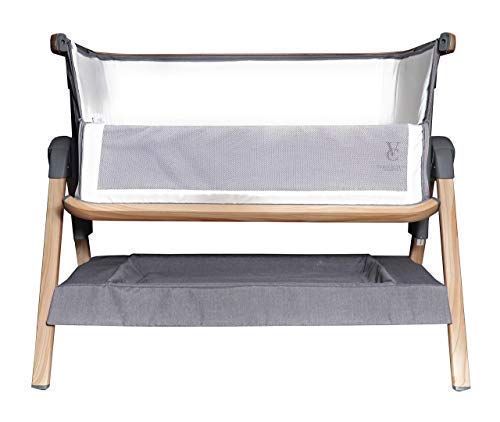 VENICE CHILD Bed Side Crib for Baby - Sleeper Bassinet w/ Travel Case, Removable Bamboo Vicose Liner