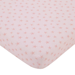 Disney The Little Mermaid Ariel Pink, Coral, Teal & White 6Piece Nursery Crib Bedding Set