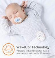 Levana Oma Sense Baby Breathing Movement Monitor - Baby Sleep Monitor With Wakeup Technology - Rousing Vibrations, Audio & Lights Stimulates Baby