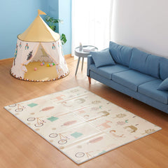 Baby Folding mat Play mat Extra Large Foam playmat Crawl mat Reversible Waterproof Portable Double Sides Kids Baby Toddler Outdoor