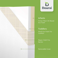 Dourxi Crib Mattress and Toddler Bed Mattress