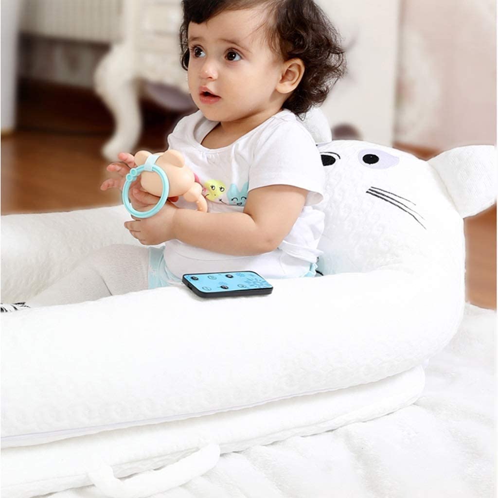 TONGSH Baby Lounger, Infant Sleeper, Newborn Lounger, Nap Sleeper Seat Baby Bassinet for Bed Travel Bed Safer Comfortable Co-Sleeping for 0-10 Months