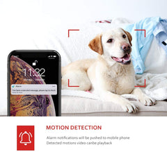 Victure 1080P FHD Baby Monitor Pet Camera 2.4G Wireless Indoor Home Security Camera