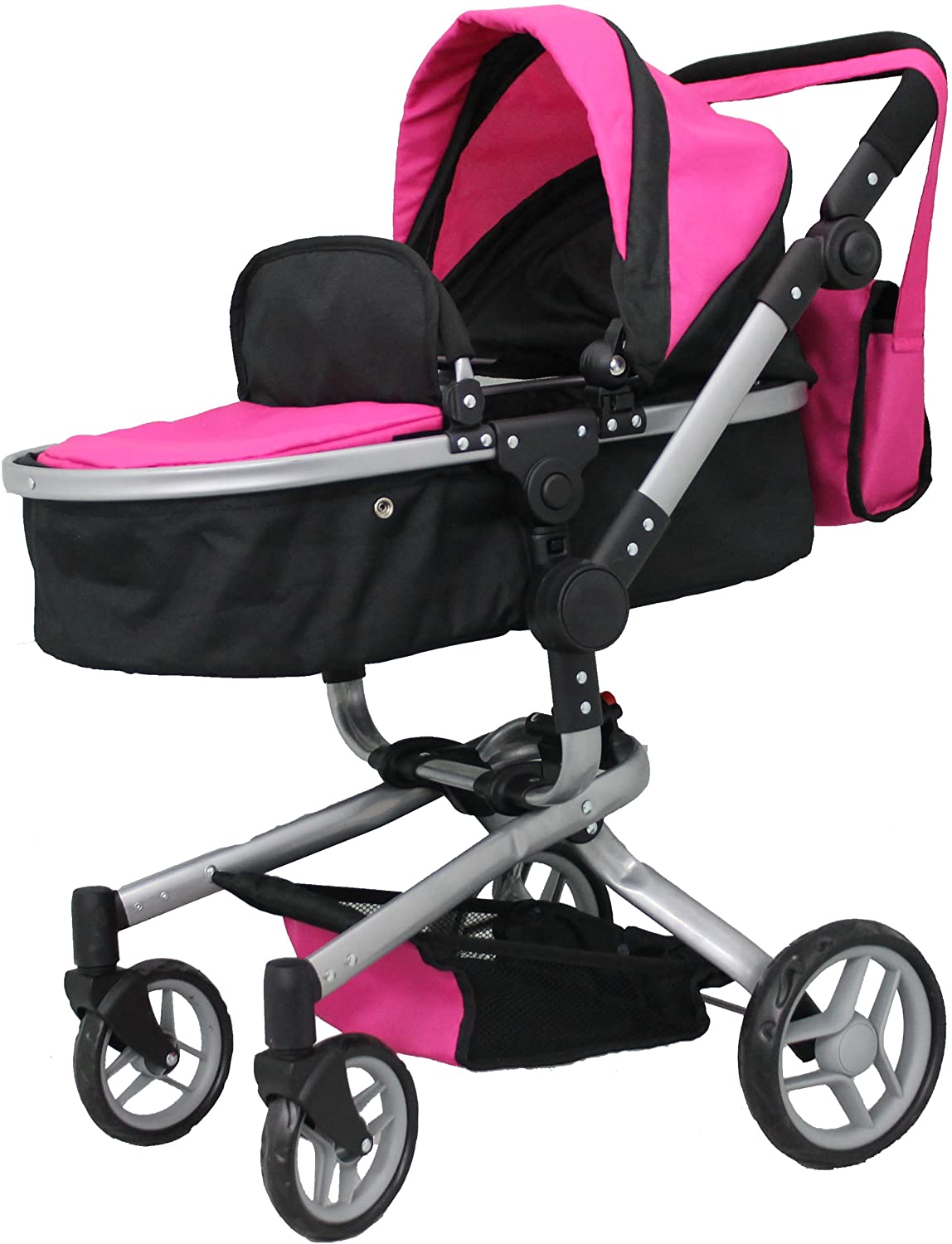 Mommy & me 2 in 1 Deluxe Doll Stroller Extra Tall 32'' HIGH 9695