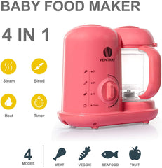 Ventray BabyGrow 100 Baby Food Maker, All-In-one Baby Food Processor