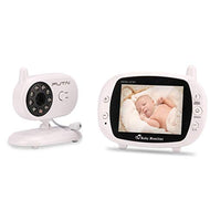 Putai Video Baby Monitor with 3.5-Inch LCD Screen, Digital Camera, Night Vision and Temperature Sensor, Two-Way Audio, Stable and Long Range
