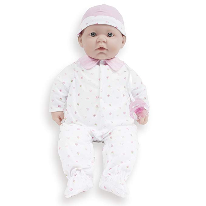 JC Toys, La Baby 20-inch Soft Body Pink Play Doll - For Children 2 Years Or Older, Designed by Berenguer