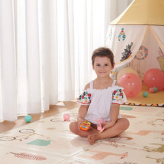 Baby Folding mat Play mat Extra Large Foam playmat Crawl mat Reversible Waterproof Portable Double Sides Kids Baby Toddler Outdoor