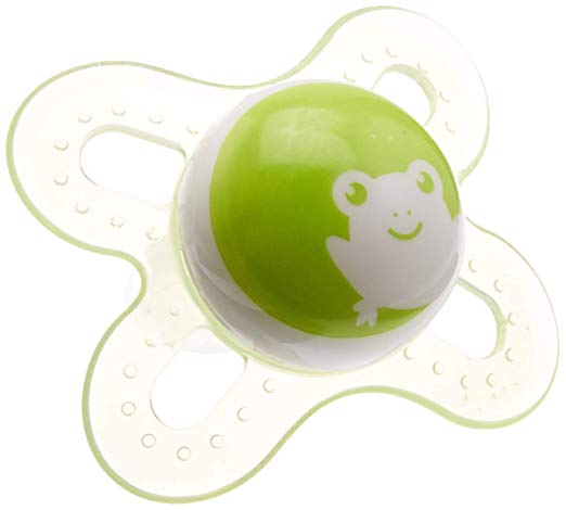 MAM Pacifiers, Newborn Pacifier, Best Pacifier for Breastfed Babies, ‘Start’ Design Collection, Unisex, 2-Count