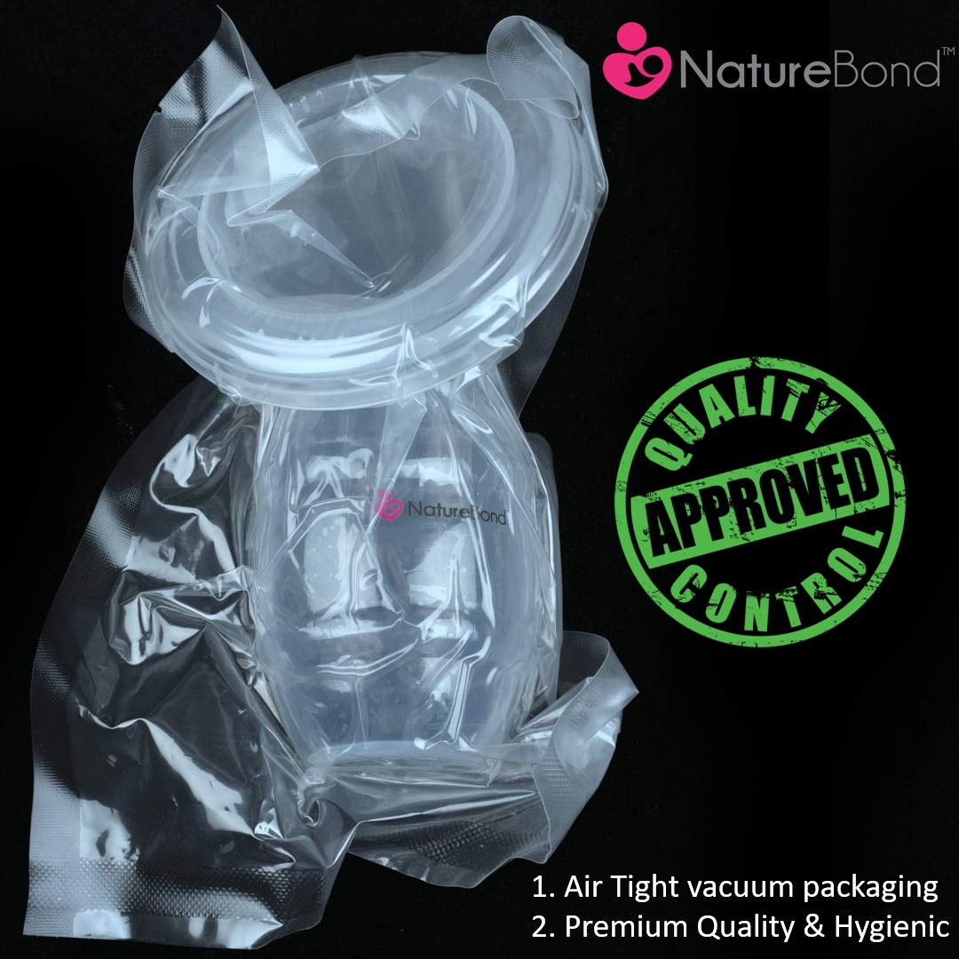NatureBond Silicone Breastfeeding Manual Breast Pump