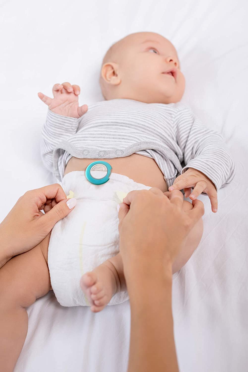 MonBaby Sleep Monitor with Body Temperature: Breathing, Rollover, Body Temperature Monitoring for Babies