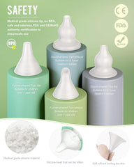 Baby Nasal Aspirator Electric, DynaBliss Baby Nose Sucker with 4 Silicone Tips