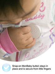 MonBaby Sleep Monitor with Body Temperature: Breathing, Rollover, Body Temperature Monitoring for Babies
