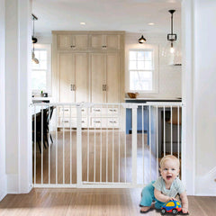 Fairy Baby Extra Wide Baby Gate for Kids Or Pets Walk Thru Dog Gates for The House Doorway Child Safety Gate 81.89