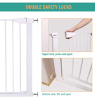 Fairy Baby Extra Wide Baby Gate for Kids Or Pets Walk Thru Dog Gates for The House Doorway Child Safety Gate 81.89