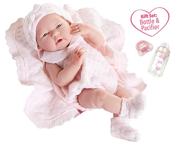JC Toys La Newborn All-Vinyl-Anatomically Correct Real Girl 15