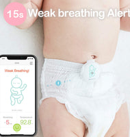 (2020 New Model) Sense-U Baby Monitor with Breathing Rollover Movement Body Temperature Sensors: Track Your Baby's Breathing, Rollover