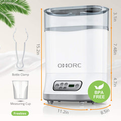 OMORC Baby Bottle Sterili-zer and Dryer 550W, Baby Milk Warmer