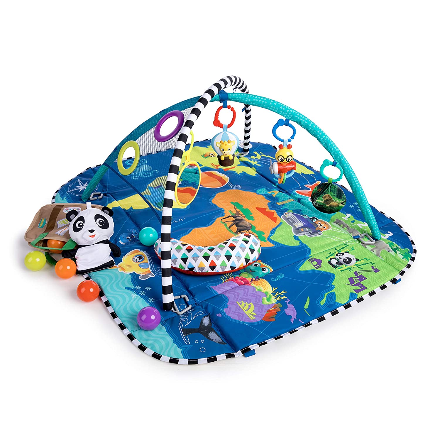 Baby Einstein 5-in-1 Journey of Discovery Activity Gym and Play Mat, Ages Newborn +