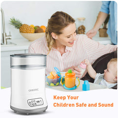 OMORC Baby Bottle Sterili-zer and Dryer 550W, Baby Milk Warmer