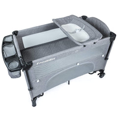 Angelbliss 4 in 1 Baby Beside Sleeper Bassinet|Portable Crib | Baby Playards Easy Folding|Playpen Include Comfortable Mattress