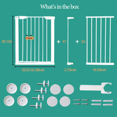 Fairy Baby Extra Wide Baby Gate for Kids Or Pets Walk Thru Dog Gates for The House Doorway Child Safety Gate 81.89