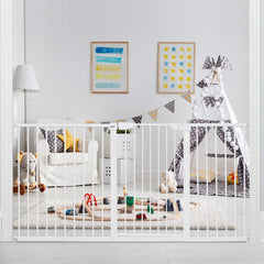Fairy Baby Extra Wide Baby Gate for Kids Or Pets Walk Thru Dog Gates for The House Doorway Child Safety Gate 81.89