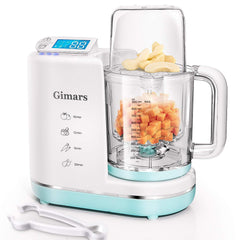 Gimars Upgrade 700W Auto Cleaning Fast Puree Steaming Baby Food Maker Processor