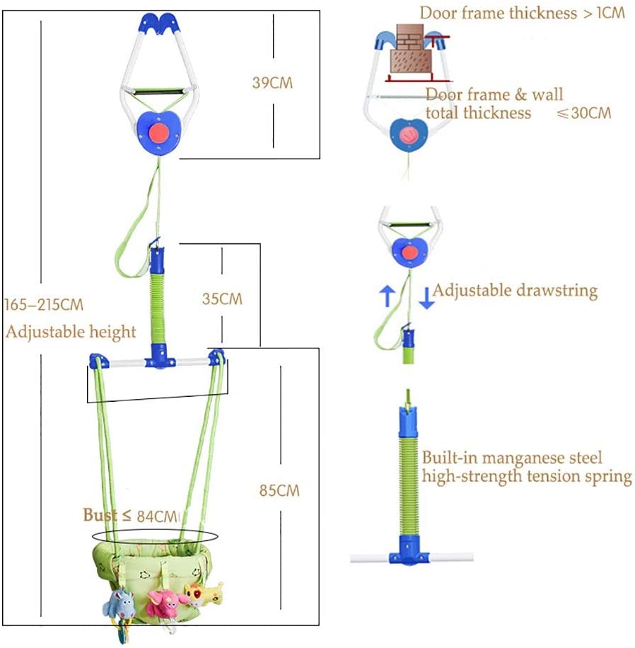 Baby Door Jumper Baby Doorway Jumper Exerciser with Door Clamp