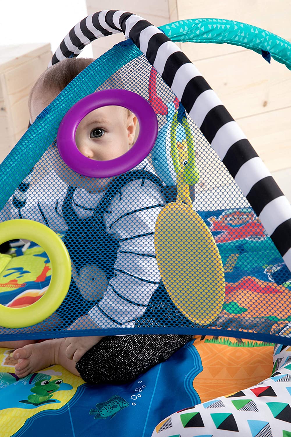 Baby Einstein 5-in-1 Journey of Discovery Activity Gym and Play Mat, Ages Newborn +