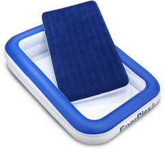 EnerPlex Kids Inflatable Toddler Travel Bed with High Speed Pump, Portable Air Mattress for Kids