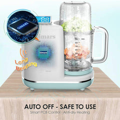 Gimars Upgrade 700W Auto Cleaning Fast Puree Steaming Baby Food Maker Processor